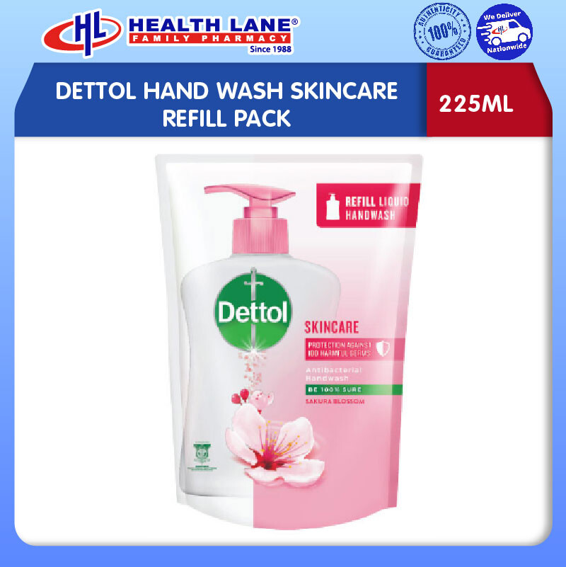 DETTOL SABUN TANGAN SKINCARE REFILL PACK (225ML)